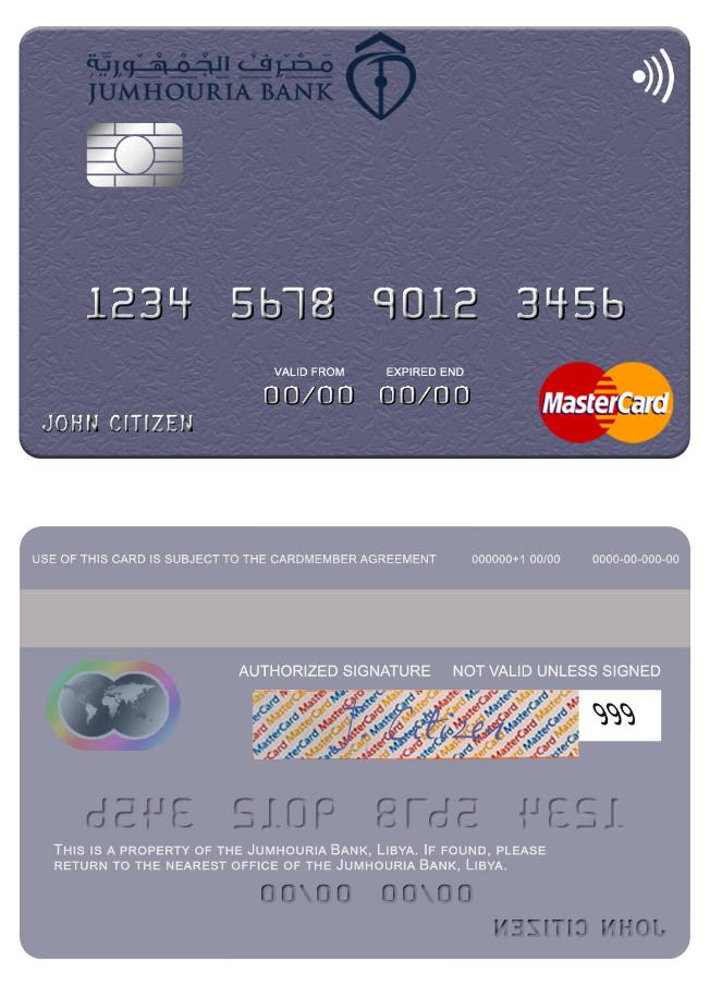 Libya Jumhouria Bank mastercard